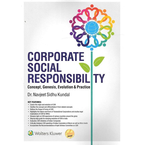 Wolters Kluwer's Corporate Social Responsibility: Concept, Genesis, Evolution & Practice by Dr. Navjeet Sidhu Kundal
